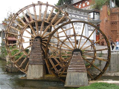 Water Wheels Grist Mill Water Mill Windmills Le Moulin Ferris