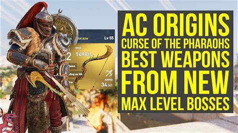 Assassin S Creed Origins Best Weapons From New Max Level Bosses Ac