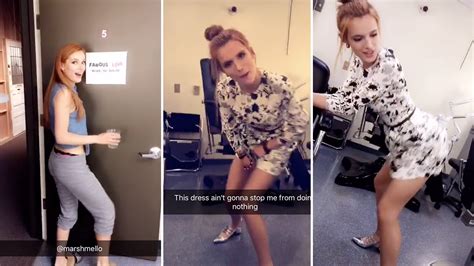 Bella Thorne Twerking On Snapchat Full Video Youtube