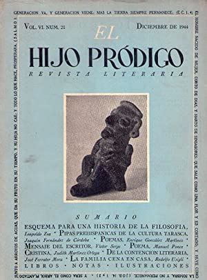 EL HIJO PRODIGO No 21 Año II Vol VI diciembre de 1944 by Barreda