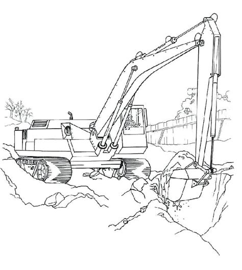 The Best Free Excavator Coloring Page Images Download From 61 Free