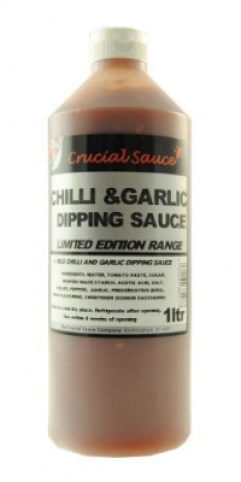 Crucials Chilli And Garlic Sauce 1 Litre Approved Food