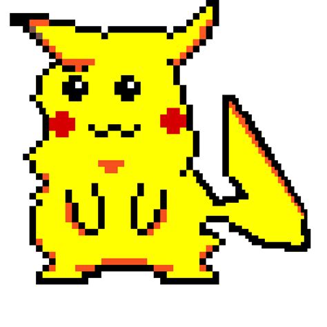 Pixilart Pikachu By Preston Cool523