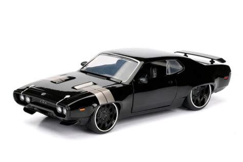 Jada Toys Fast And Furious 8 Diecast Doms Plymouth Gtx Vehicle 124 Scale