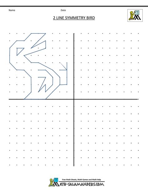 Printable Lines Of Symmetry Worksheet Pdf Kidsworksheetfun