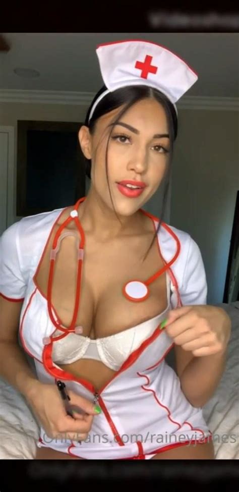 Rainey James Nurse Cosplay Cumshot OnlyFans Video Leaked Influencers