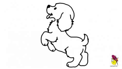 Easy Cartoon Dog Drawing Free Download On Clipartmag