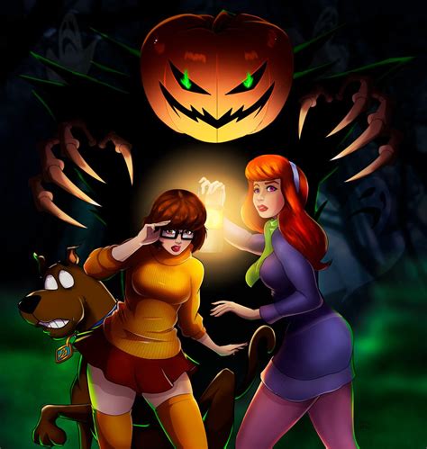 Artstation Scooby Velman And Daphne Esteban Barrientos Scooby Doo Mystery Incorporated