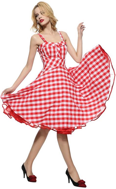 maggie tang women s 1950s vintage rockabilly full circle swing party dress