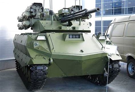 Spesifikasi Robot Uran 9 Tank Tak Berawak Rusia Dengan Senjata