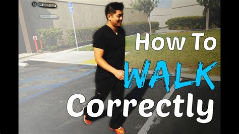 Physical Therapist Shows How To Walk Correctly Youtube