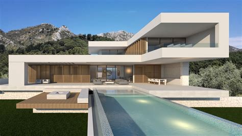 Exterior Modern Villa Design Luxury Villa Designs