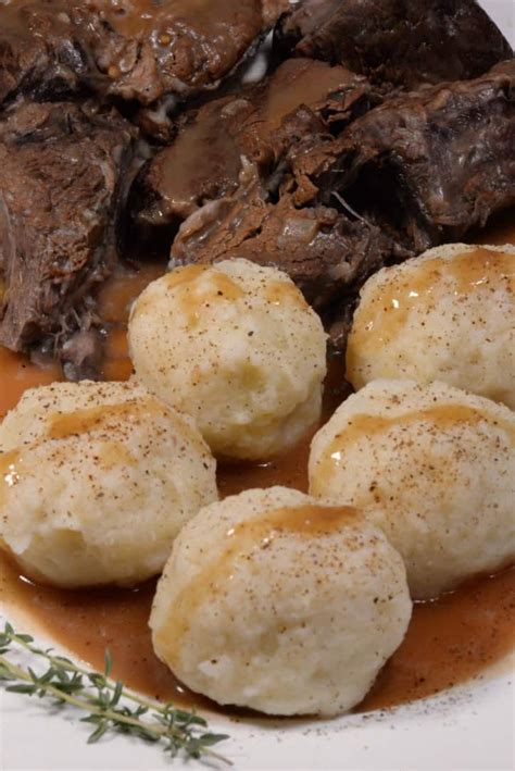 Kartoffelkloesse German Potato Dumplings Recipe German Food