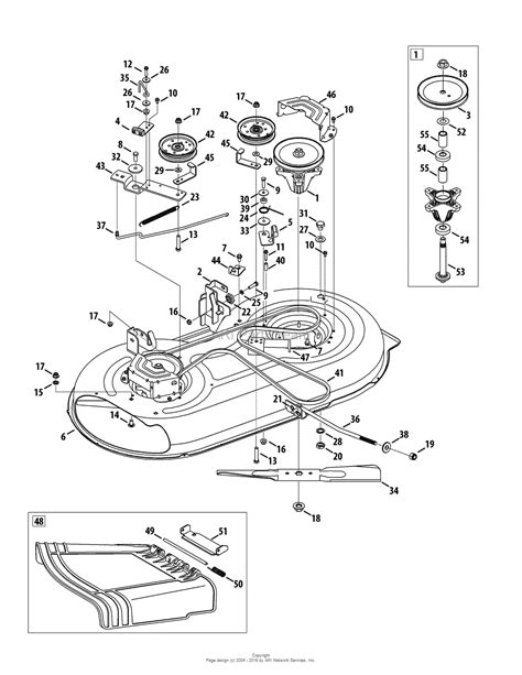 Craftsman 42 Mower Deck Diagram