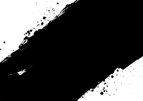 Grunge Paint Splatter Background In Black And White 13280176 Vector Art