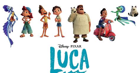 Luca Conoce Los Personajes De La Película De Disney · Pixar Tvcinews