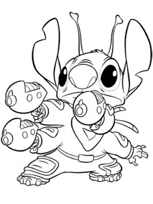 lilo  stitch disney coloring pages funny alien stitch kids coloring pages