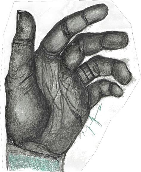 Left Hand Inside Drawing By Casey Jones Fine Art America