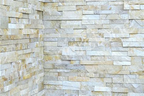 Pearl Colour Stack Stone Panels Stacked Stone Wall
