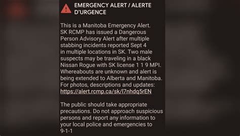 Complaints About Emergency Alerts Disappointing To Rcmp Local News
