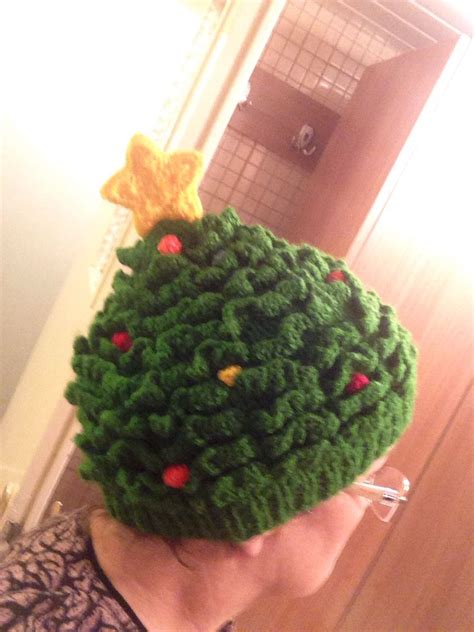 Christmas Tree Hat My Diy Christmas Tree Hat Knit Crochet Crochet