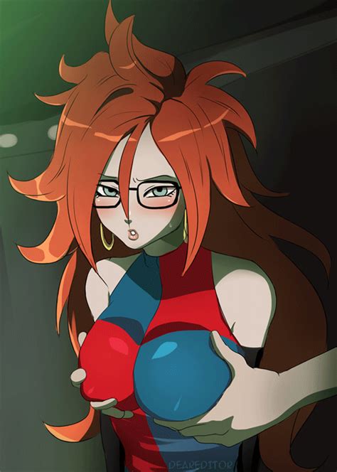 Deareditor Android Dragon Ball Dragon Ball Fighterz Animated Animated Gif Babe Girl