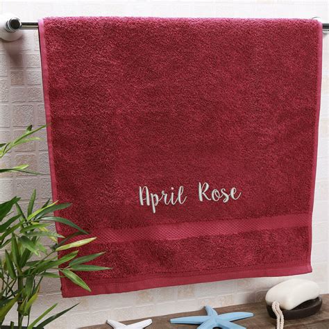 Personalised Boutique Luxury Hand Towel By Duncan Stewart