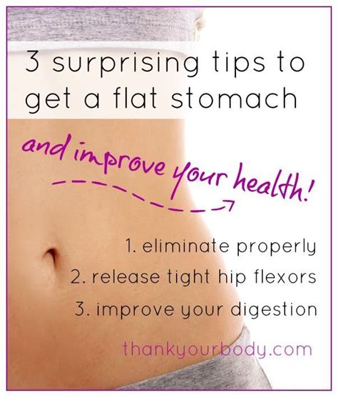 How To Get A Flat Stomach 3 Surprising Secrets Flat Stomach Health