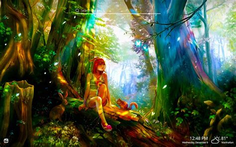 If you're in search of the best cool anime background, you've come to the right place. Anime Forest HD Wallpapers New Tab Theme - Chrome Web Store