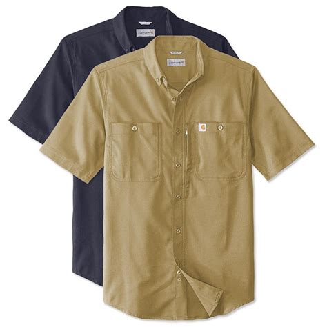 Custom Carhartt Rugged Professional Short Sleeve Shirt Design Work