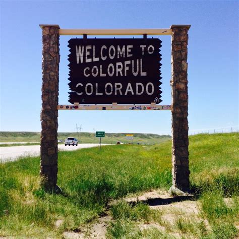 Colorado Welcome Sign Colorado Highway Signs Welcome Sign