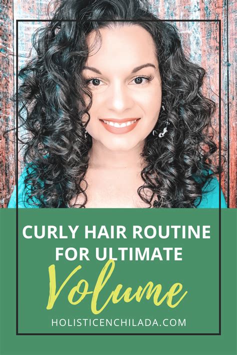 Fine Curly Hair Routine For Volume 1 The Holistic Enchilada Curly