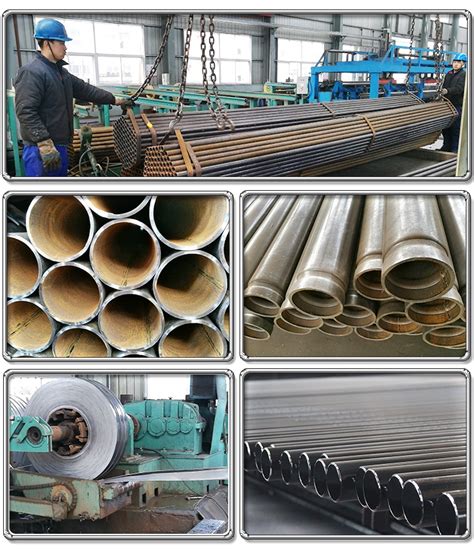 Erw Steel Pipes With Astm A53api 5l Grbx42x52 Material From Tianjin