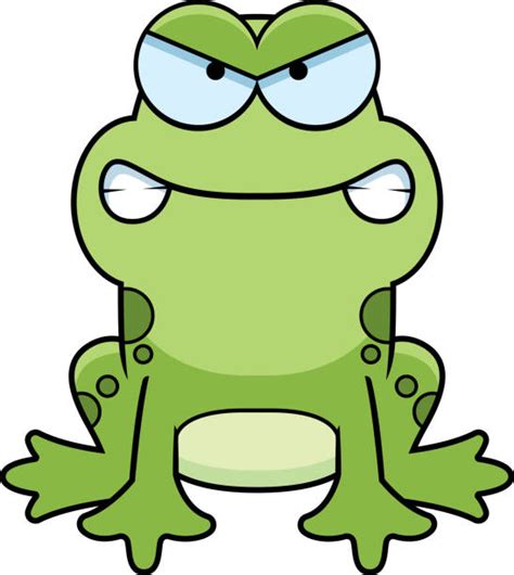 Clip Art Of Angry Toad Illustrations Royalty Free Vector