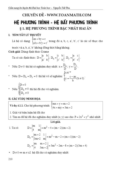 Phương Trình Và Hệ Phương Trình Trang 4 Trên 5