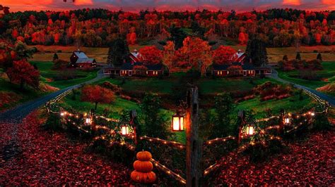Autumn In Woodstock Vermont Sleepy Hollow Farm Ambience Deep Sleep
