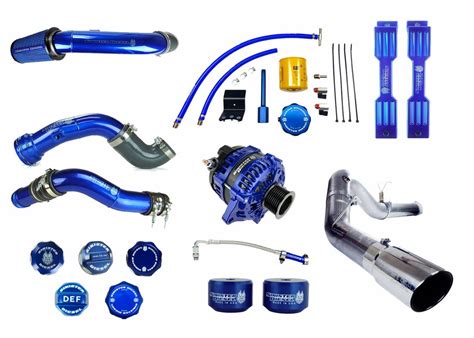 Sinister Diesel Complete Blue Package For 2011 2016 Ford Powerstroke 67l