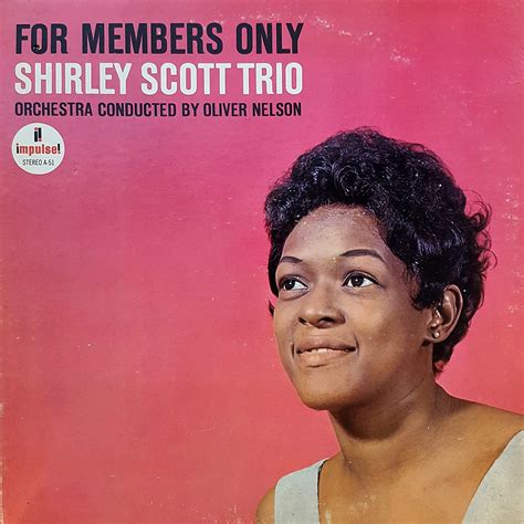 Shirley Scott For Members Only Vinyl Blue Sounds