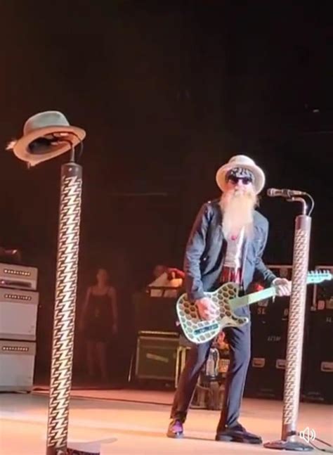 Billy Gibbons Of Zz Top Performs Next To An Empty Microphone Days After