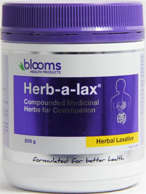 Henry Blooms Herb A Lax Blended Medicinal Herbs 200g