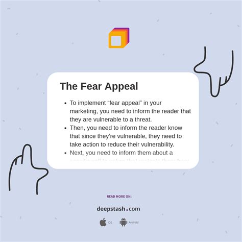 The Fear Appeal Deepstash