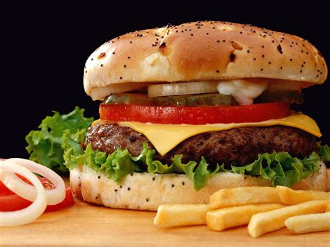 Cheeseburger And Straight Cut Fries Food Burgers Burger Fast Food
