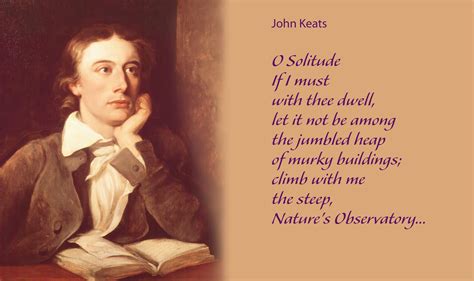 Solitude In Natures Observatory John Keats Meditation Out Wild