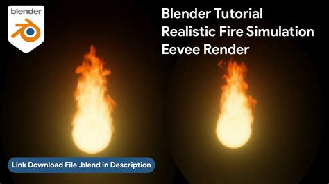 Blender Tutorial Realistic Fire Simulation Eevee Render Easy And