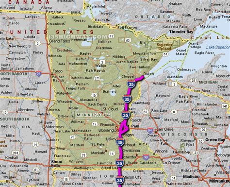 Map Of Minnesota And Iowa Secretmuseum