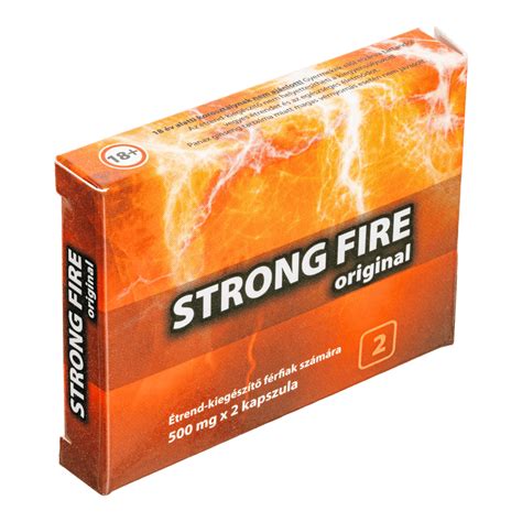 Strong Fire Original 2db Kapszula Alkalmi Potencianövelőa Strong