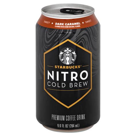 Save On Starbucks Nitro Cold Brew Dark Caramel Coffee Drink Order