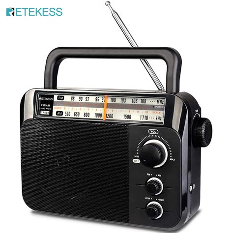 Retekess Tr Am Fm Portable Analog Radio With Best Reception Ac V