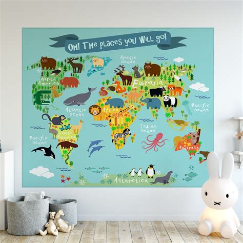 World Map Wallpaper For Kids 53 Images