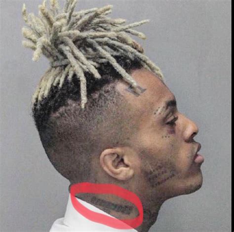 Did Anyone Else Notice The New Tattoo On His Neck Xxxtentacion